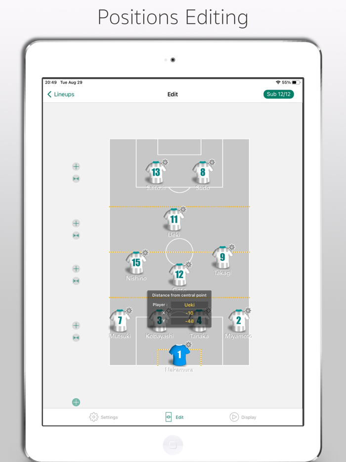LineupMovie for Soccer