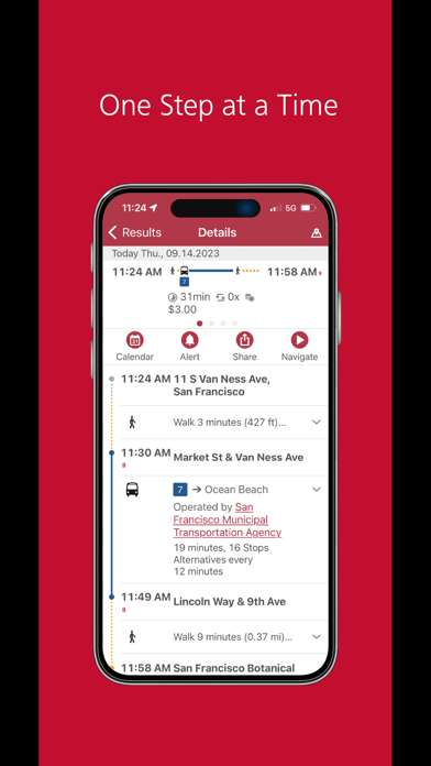 MuniMobile Screenshot