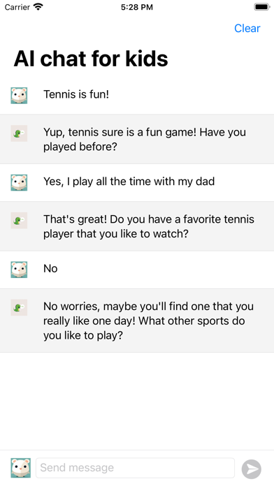 AI Chat For Kids Screenshot