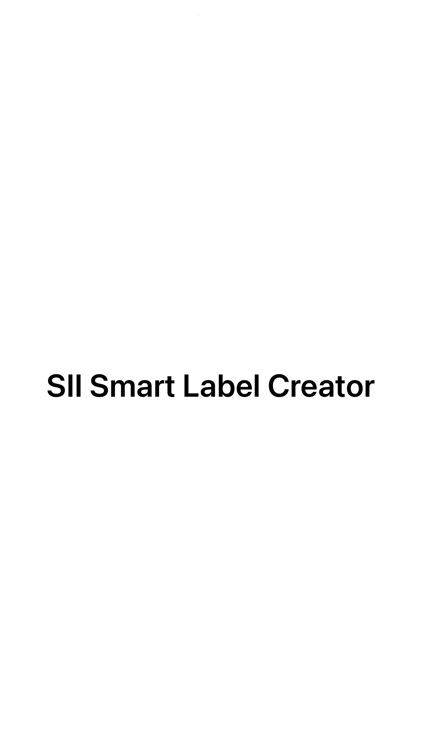 SII Smart Label Creator