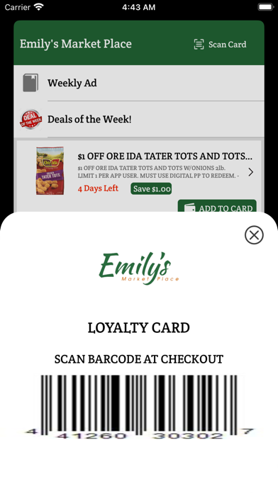 Emily’s Market Place Screenshot