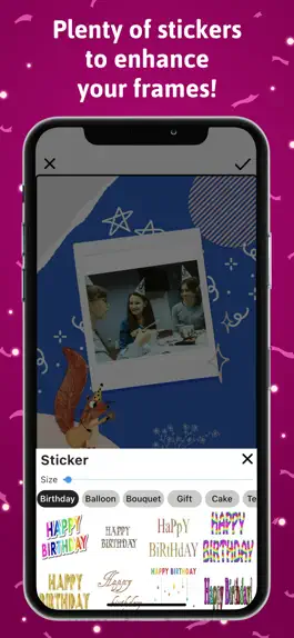 Game screenshot Happy Birthday Picture Frame! hack