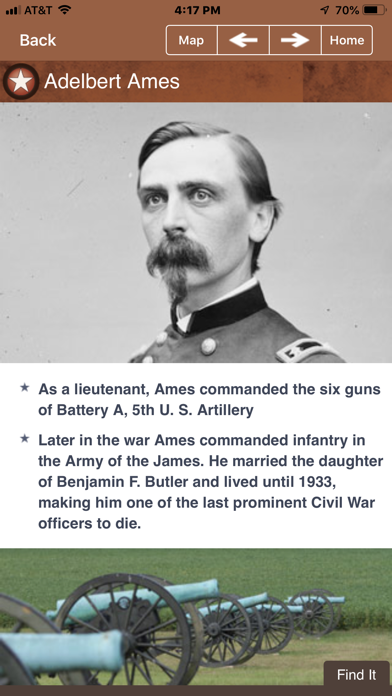 Malvern Hill Battle App Screenshot