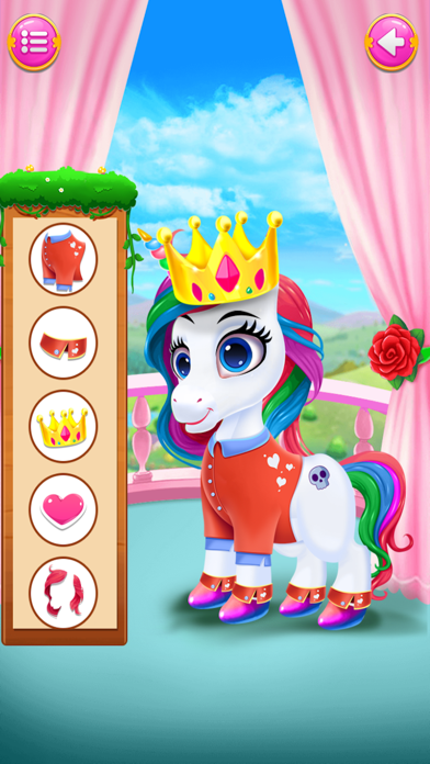 Unicorn Pony Princess Salon Screenshot
