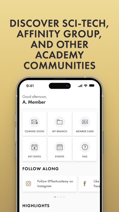 Academy Members Screenshot
