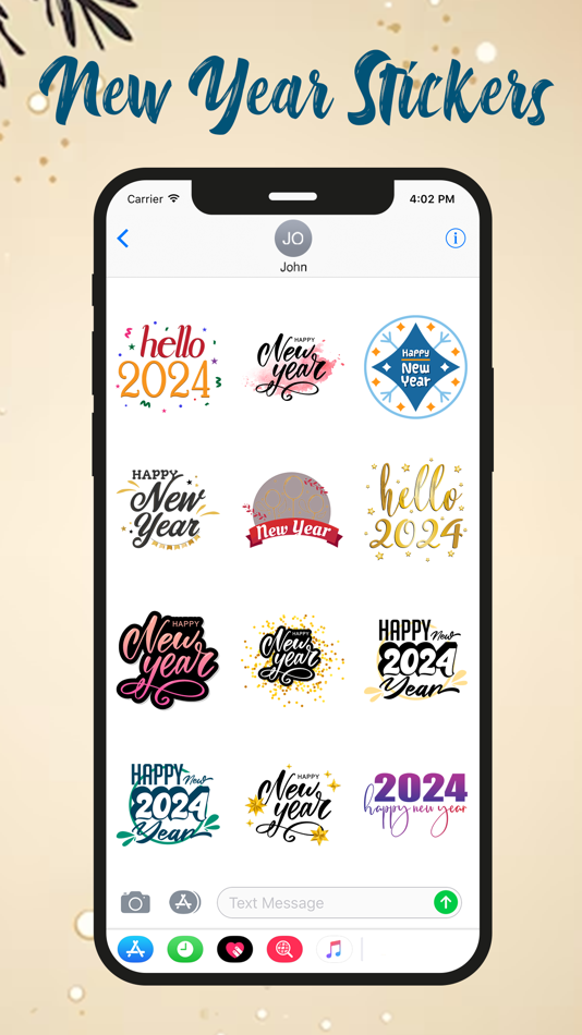 Happy New Year Sticker Emoji - 1.4 - (iOS)