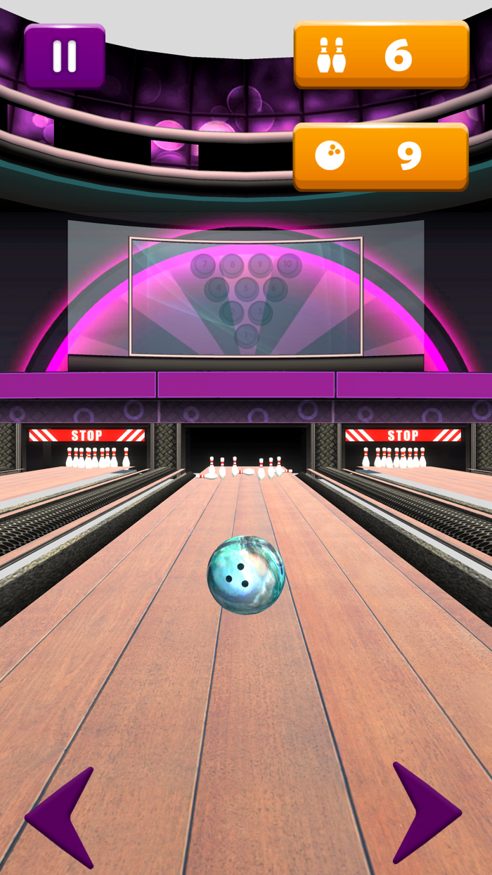 Pin Bowling Bottle Strike