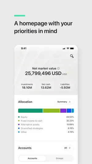 J.P. Morgan Private Bank screenshot 1