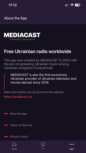Ukrainian Radio by Mediacast screenshot 4