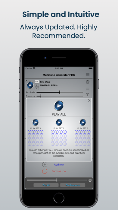 MultiTone Generator PRO Screenshot