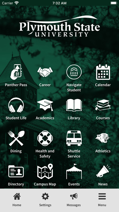 Plymouth State Link Screenshot