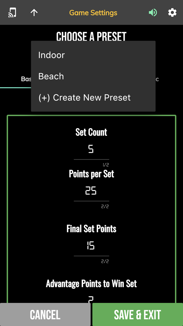 BT Volleyball Controller