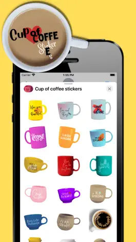 Game screenshot Cup of coffee stickers hack
