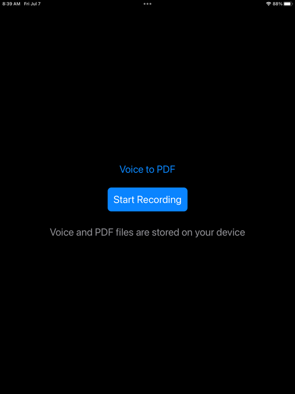 Screenshot #4 pour Voice to PDF
