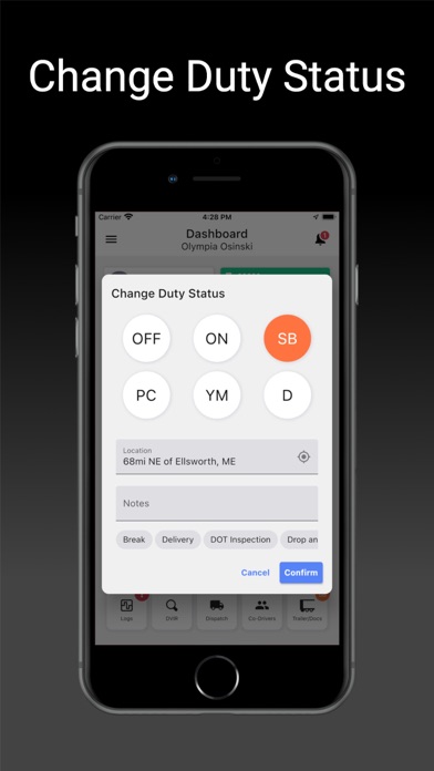 PTI ELD Screenshot
