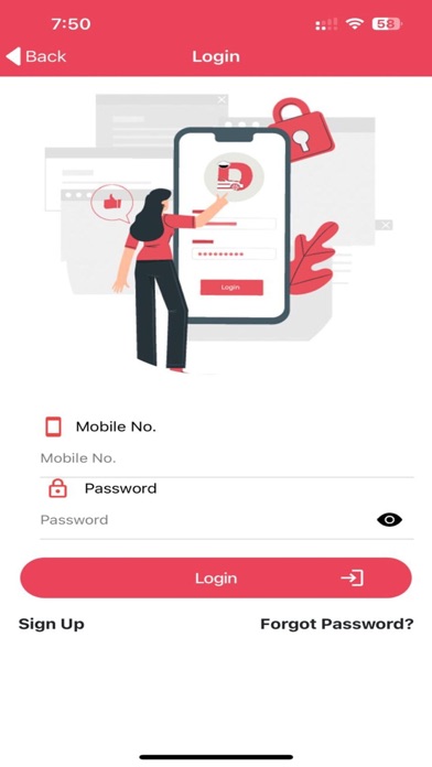 DriversInIndia - Customer App Screenshot