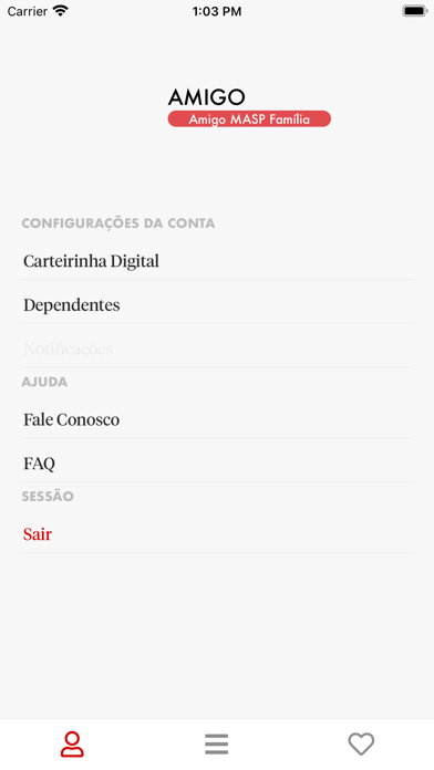 Amigo MASP Screenshot