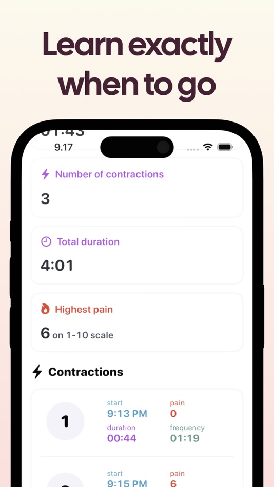 #4. Contraction Timer Counter (iOS) 由: BORNLY ApS