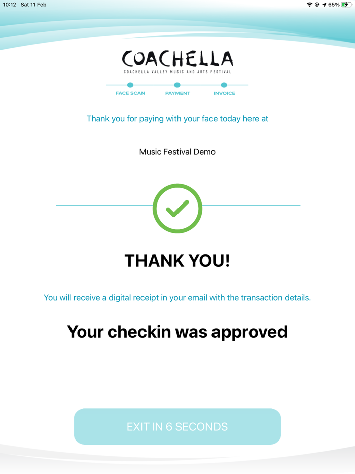 PayByFace eTicket Kiosk