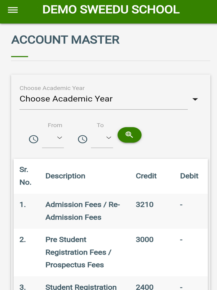 Sweedu Administration App
