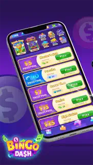 bingo dash - win real cash iphone screenshot 1