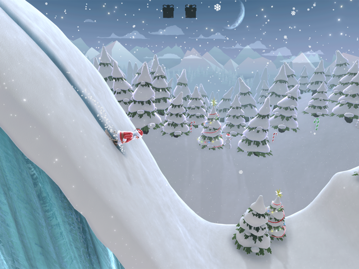 Santas Slippery Slope Ski Sim