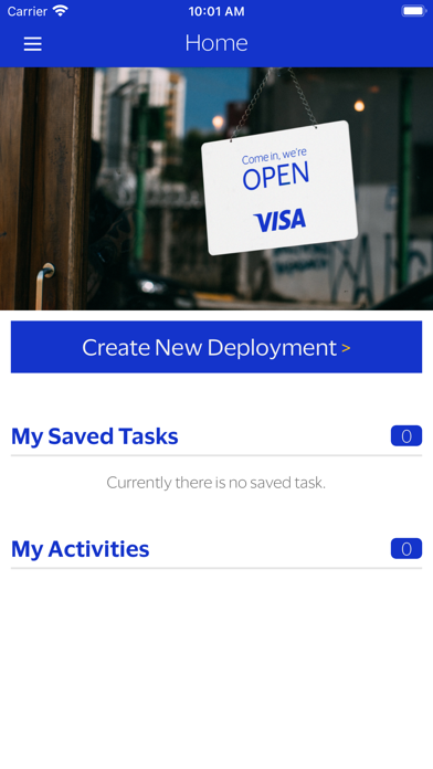 Visa POS Tracking Screenshot