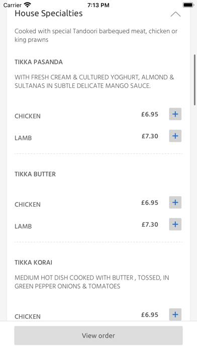 Shuma Indian takeaway, West Screenshot