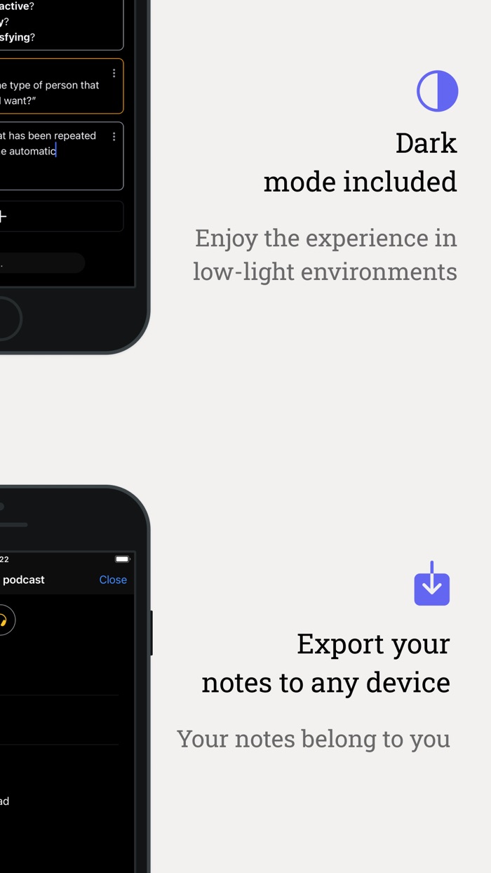 Spottid books, podcasts notes