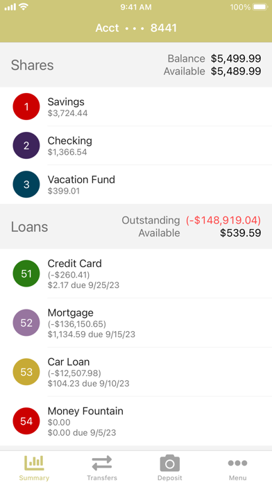Mid-Kansas Credit Union Screenshot