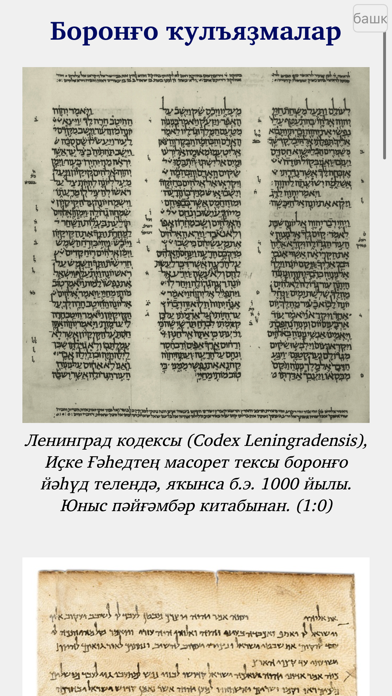 The Bible in Bashkir Screenshot