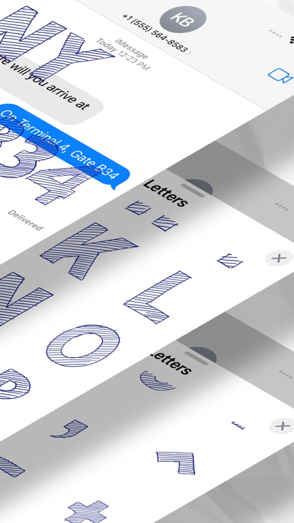 Doodle ABC: Hatched Letters