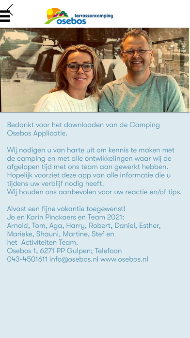 Camping Osebos Screenshot