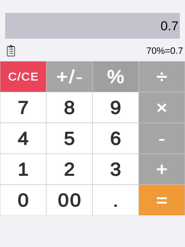 Calculator X with History