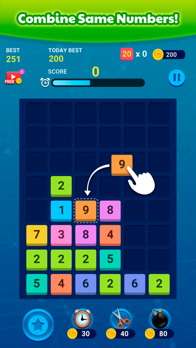 Merge Blocks: Puzzle Game Funのおすすめ画像2