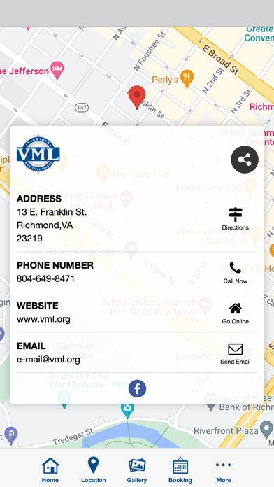 Virginia Municipal League Screenshot