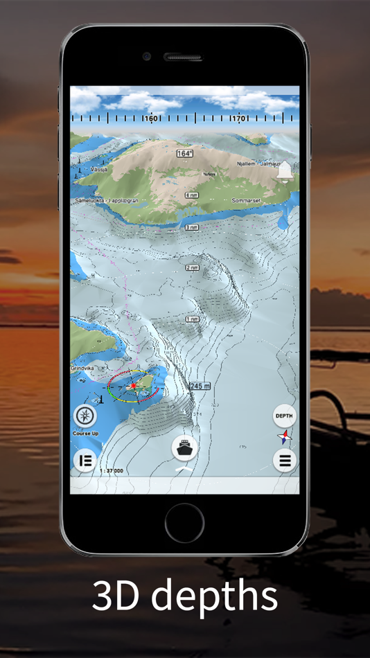 #3. mKart Marine Navigation (iOS) 由: GEOPHONE GROUP INTERNATIONAL Oy