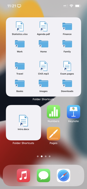 ‎Folder Shortcuts @ Homescreen Screenshot