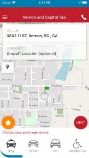 vernon and capitol taxi iphone screenshot 3