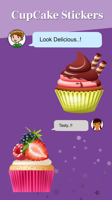 Cupcake Stickers!! Screenshot