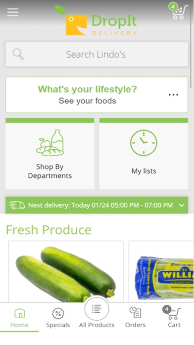 DropIt Grocery Screenshot