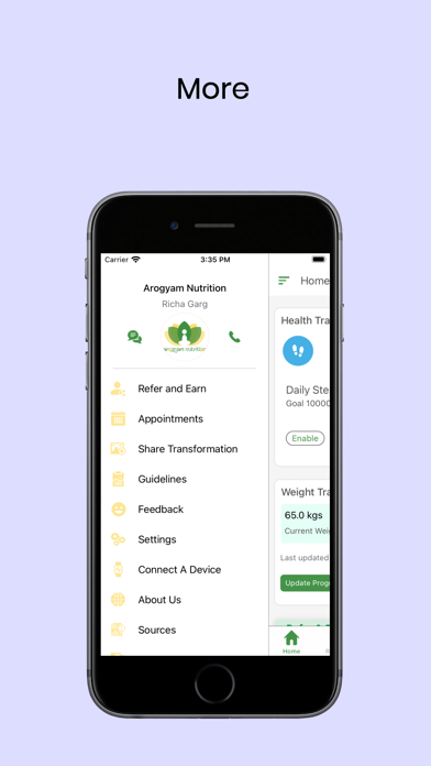 Arogyam Nutrition Screenshot