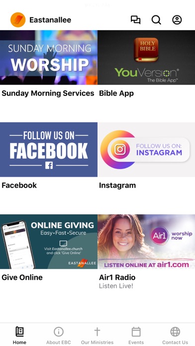 Eastanallee Baptist Church Screenshot