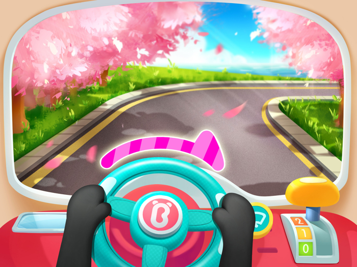 Baby Pandas School Bus