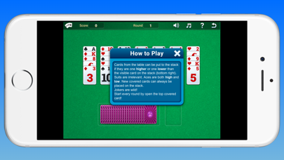 Solitaire Golf Game Screenshot