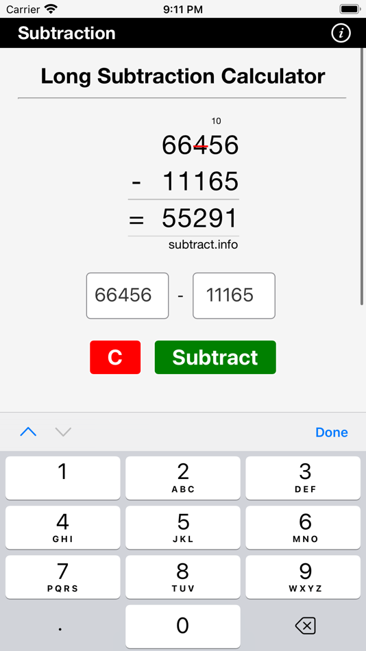 #3. Long Subtraction (iOS) 게시자: H Valeur