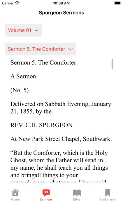 Spurgeon Sermons and KJV Bible