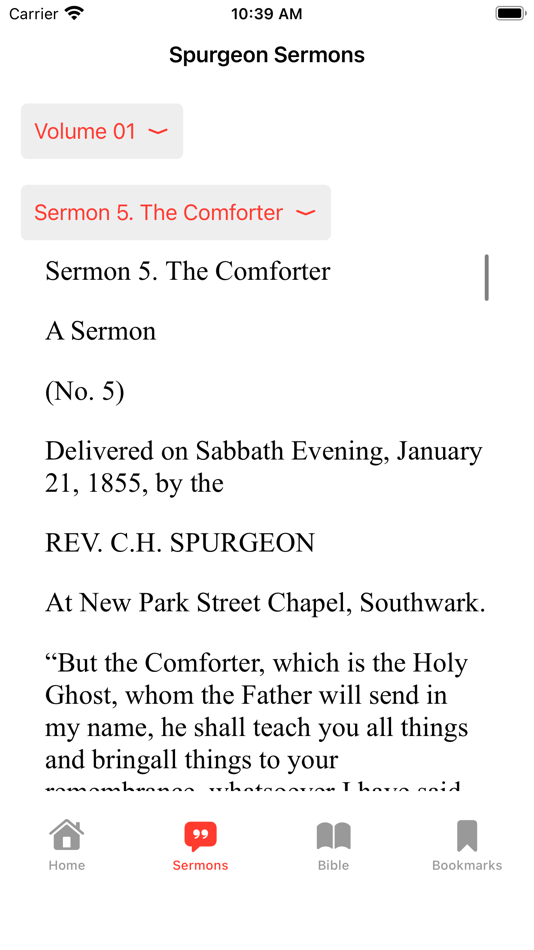 Spurgeon Sermons and KJV Bible - 3.0 - (iOS)