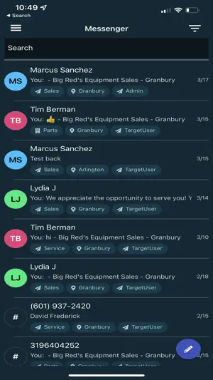 Target CRM screenshot 1