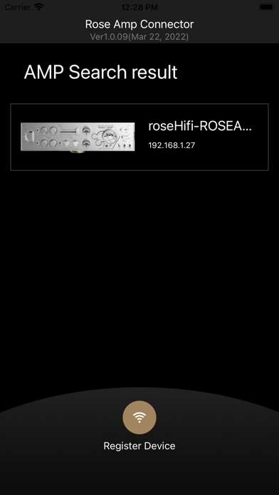 RoseAMPConnect Screenshot